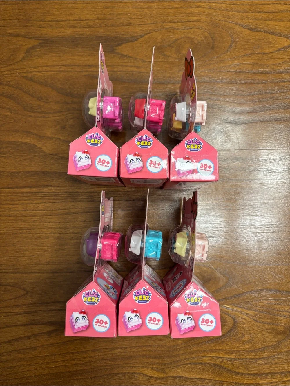 Lot Of 6 Clickeez Hello Kitty and Friends 3pk Fidget Mystery Toy - NEW Sealed